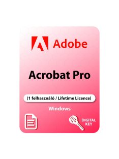   Adobe Acrobat Pro 2020 (1 felhasználó / Lifetime Licence) WIN
