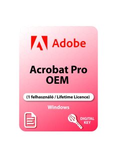   Adobe Acrobat Pro 2020 OEM (1 felhasználó - Lifetime Licence) WIN