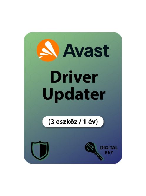 Avast Driver Updater (3 eszköz / 1 év)