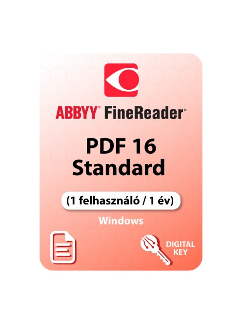 ABBYY FineReader PDF 16 Standard (1 felhasználó / 1 év) WIN