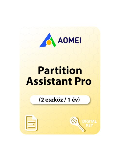 AOMEI Partition Assistant Pro (2 eszköz / 1 év) 
