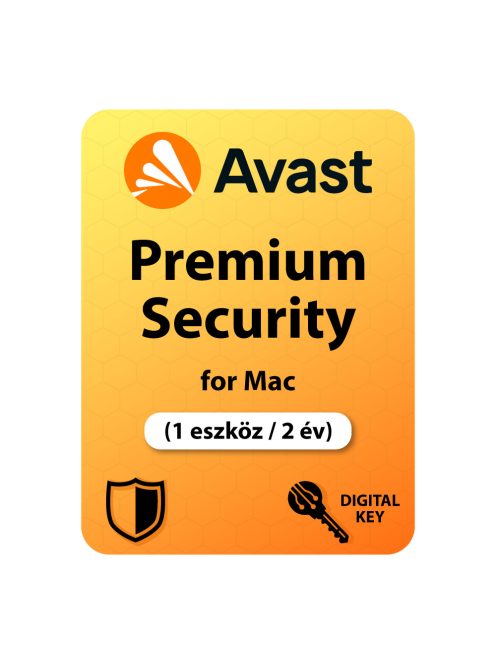 Avast Premium Security for MAC (1 eszköz / 2 év)