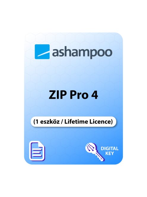 Ashampoo ZIP Pro 4 (1 eszköz / Lifetime Licence)