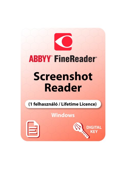 ABBYY Screenshot Reader (1 felhasználó / Lifetime Licence) WIN