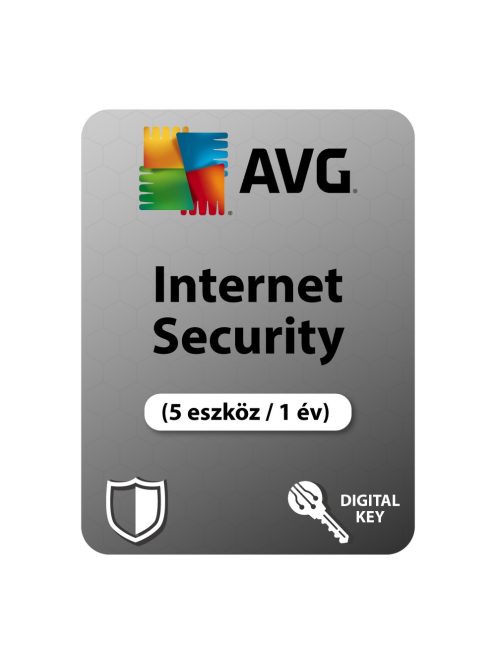 AVG Internet Security (5 eszköz / 1 év)
