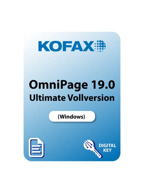 Kofax OmniPage 19.0 (WIN) Ultimate Vollversion