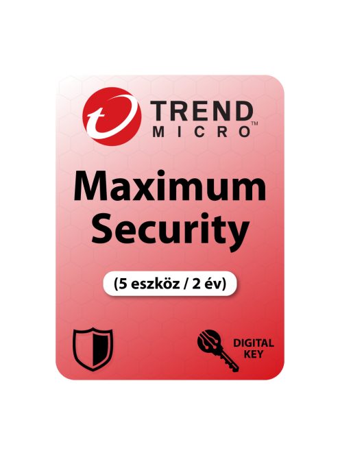 Trend Micro Maximum Security (5 eszköz / 2 év)