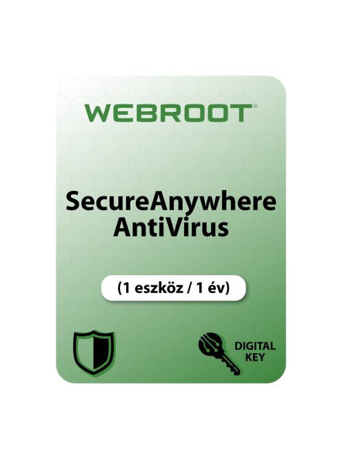 Webroot SecureAnywhere AntiVirus (1 eszköz / 1 év)