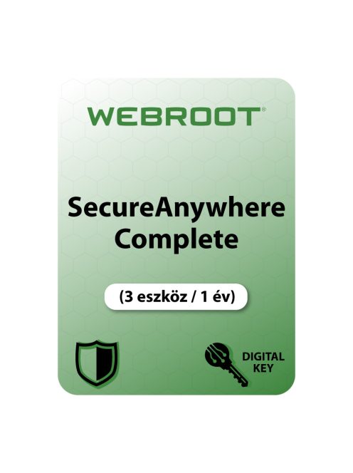 Webroot SecureAnywhere Complete (EU) (3 eszköz / 1 év)