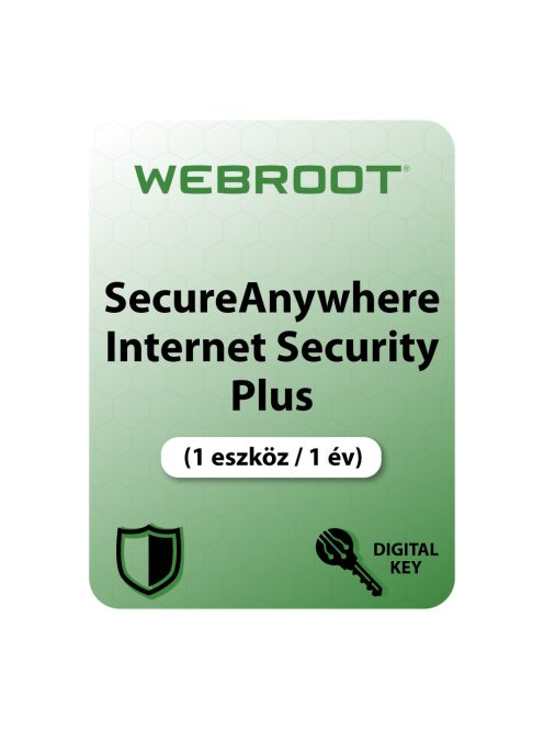 Webroot SecureAnywhere Internet Security Plus (1 eszköz / 1 év)